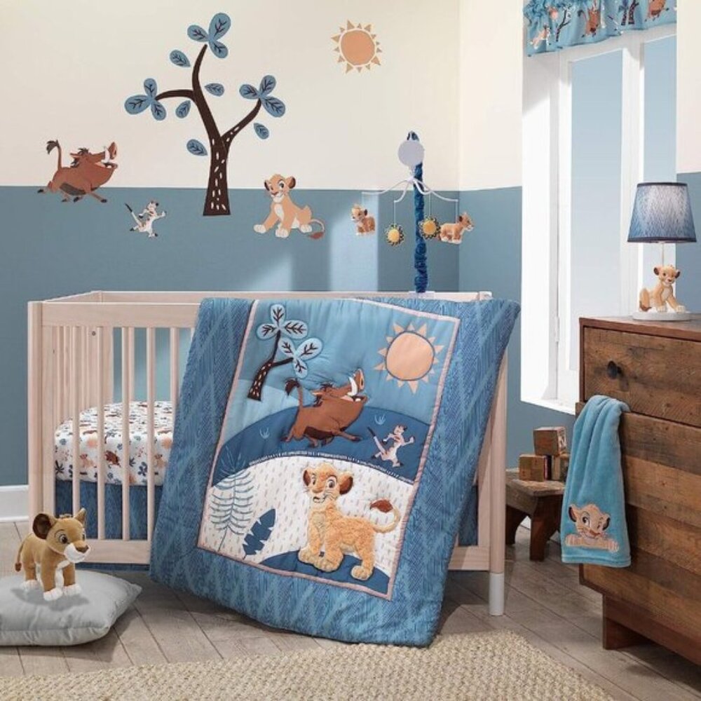 Lambs & Ivy Disney Baby Lion King Adventure Tree with Simba Wall Decal Stickers